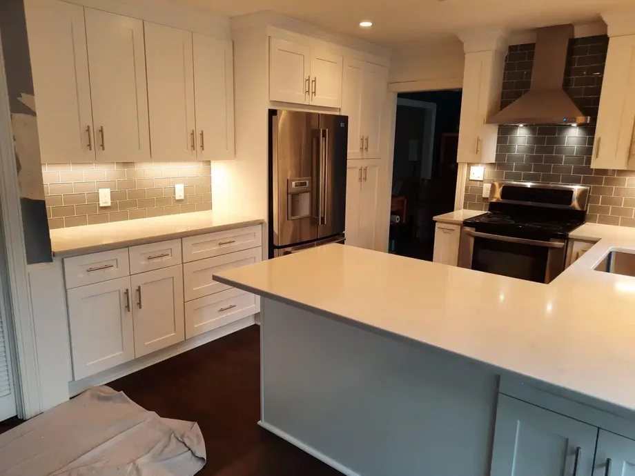 Full kitchen remodel at this home in Raleigh North Carolina