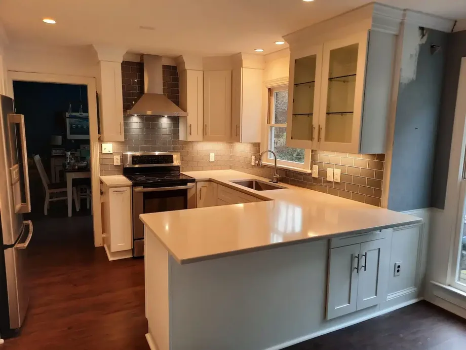 Full kitchen remodel of a home in Zebulon North Carolina